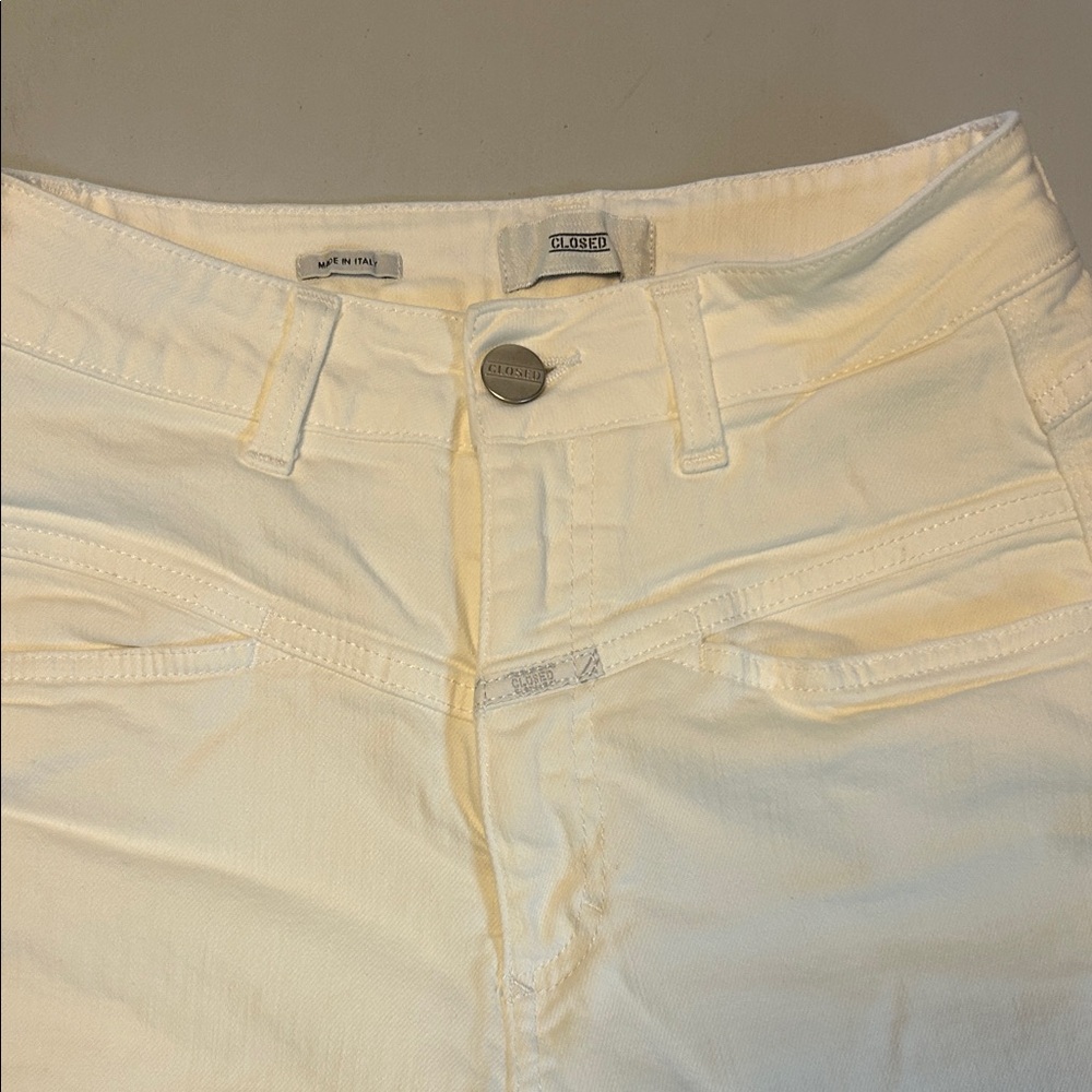Closed Cream High-Rise Women's Jeans